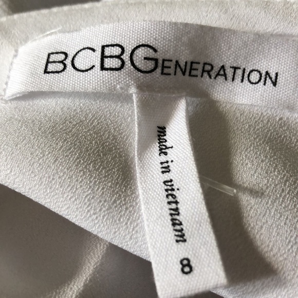 White  BCBGeneration formal midi dress - Picture 3 of 7